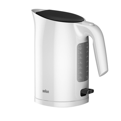 Tējkanna Braun | Kettle | WK3100WH PurEase | Standard | 2200 W | 1.7 L | Plastic | 360° rotational base | White