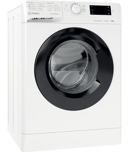 Veļas mazgājamā  mašīna INDESIT | MTWE 81495 WK EE | Washing Machine | Energy efficiency class B | Front loading | Washing capacity 8 kg | 1400 RPM | Depth 60.5 cm | Width 59.5 cm | Display | Big Digit | White  Hover