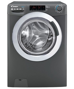 Veļas mazgājamā  mašīna Candy Washing Machine with Dryer CSWS596TWMCRE-S Energy efficiency class A Front loading Washing capacity 9 kg 1500 RPM Depth 58 cm Width 60 cm LCD Drying system Drying capacity 6 kg Steam function NFC  Hover