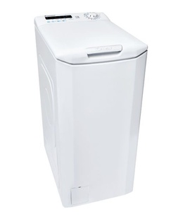Veļas mazgājamā  mašīna Candy Washing machine CSTG 262DET/1-S Energy efficiency class E Top loading Washing capacity 6 kg 1200 RPM Depth 60 cm Width 40.5 cm NFC White  Hover