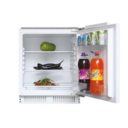  Candy Refrigerator | CMLS68EW | Energy efficiency class E | Built-in | Larder | Height 82 cm | Fridge net capacity 135 L | Display | 39 dB | White