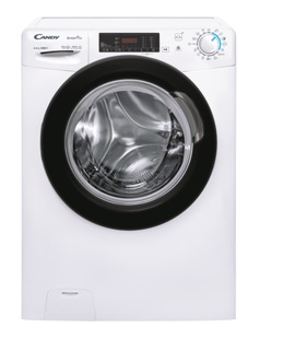 Veļas mazgājamā  mašīna Candy Washing Machine with Dryer | CSHW4645TWB3/1-S | Energy efficiency class C/E | Front loading | Washing capacity 6 kg | 1400 RPM | Depth 45 cm | Width 60 cm | Display | Digit | Drying system | Drying capacity 4 kg | Steam function | White  Hover