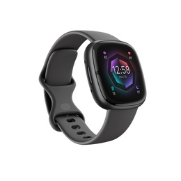 Viedpulksteni Sense 2 | Smart watch | NFC | GPS (satellite) | AMOLED | Touchscreen | Activity monitoring 24/7 | Waterproof | Bluetooth | Wi-Fi | Shadow Grey/Graphite
