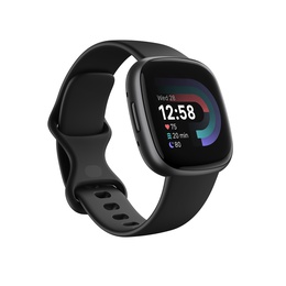 Viedpulksteni Versa 4 | Smart watch | NFC | GPS (satellite) | AMOLED | Touchscreen | Activity monitoring 24/7 | Waterproof | Bluetooth | Wi-Fi | Black/Graphite