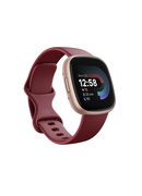 Viedpulksteni Versa 4 | Smart watch | NFC | GPS (satellite) | AMOLED | Touchscreen | Activity monitoring 24/7 | Waterproof | Bluetooth | Wi-Fi | Beet Juice/Copper Rose