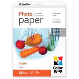  ColorWay Matte Photo Paper 10x15 190 g/m²