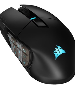 Pele Corsair | Gaming Mouse | SCIMITAR ELITE RGB | Wireless Gaming Mouse | Optical | Gaming Mouse | Black | Yes  Hover