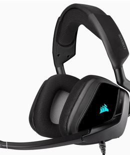 Austiņas Corsair Premium Gaming Headset with 7.1 Surround Sound VOID RGB ELITE USB Wired Over-Ear  Hover