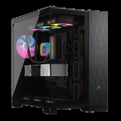  Corsair Dual Chamber PC Case | 6500X | Black/Obsidian Aluminum | Mid-Tower | Power supply included No | ATX