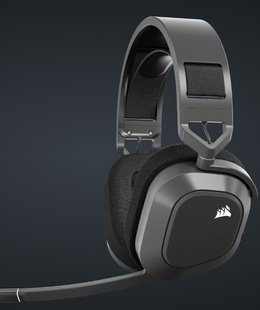 Austiņas Corsair | Gaming Headset | HS80 Max | Bluetooth | Built-in microphone | Wireless | Steel Gray | Bluetooth | Over-Ear | Wireless  Hover