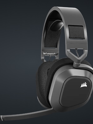 Austiņas Corsair | Gaming Headset | HS80 Max | Bluetooth | Built-in microphone | Wireless | Steel Gray | Bluetooth | Over-Ear | Wireless  Hover