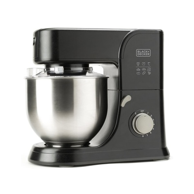 Virtuves kombains Black & Decker | Kitchen Machine | ES9130080B | 1000 W | Number of speeds 8 | Bowl capacity 5.2 L | Black