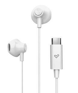 Austiņas Energy Sistem Wired Earphones | EasyPods Type C | Built-in microphone | USB-C | Snow  Hover