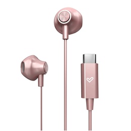 Austiņas Energy Sistem Wired Earphones | EasyPods Type C | Built-in microphone | USB-C | Rose Gold