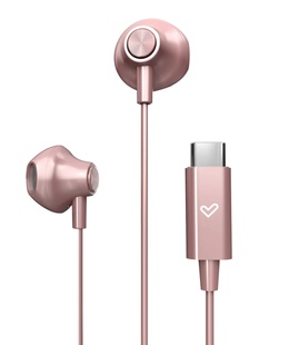 Austiņas Energy Sistem Wired Earphones | EasyPods Type C | Built-in microphone | USB-C | Rose Gold  Hover