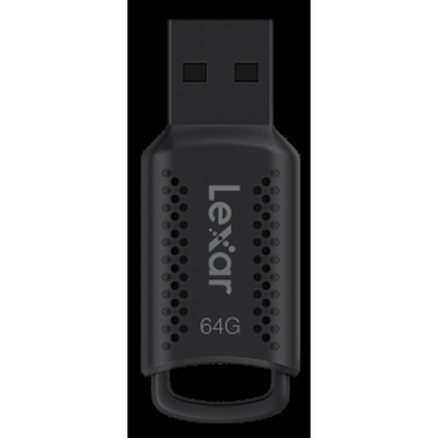  Lexar | USB Flash Drive | JumpDrive V400 | 64 GB | USB 3.0 | Black