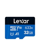  Lexar | Memory card | LMS0633032G-BNNNG | 32 GB | microSDHC | Flash memory class UHS-I Class 10 | Adapter Hover
