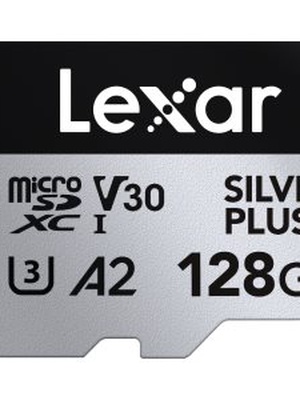  Lexar SILVER PLUS | 128 GB | microSDXC | Flash memory class 10  Hover