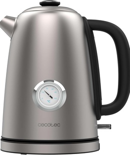 Tējkanna Cecotec Kettle | Thermosense 620 Vintage | Electric | 2200 W | 1.7 L | Stainless steel | 360° rotational base | Stainless steel  Hover