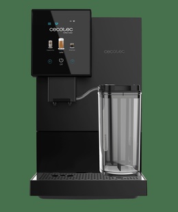  Cecotec Coffee Maker | Cremmaet Compactccino Connected | Pump pressure 19 bar | Built-in milk frother | Super-automatic | Black  Hover
