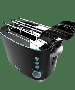 Tosteris Cecotec Toaster | Toast&Taste Double B | Power 650 W | Number of slots 2 | Housing material Stainless steel  Hover