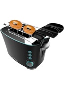 Tosteris Cecotec Toaster | Toast&Taste Double B | Power 650 W | Number of slots 2 | Housing material Stainless steel Hover