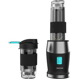 Blenderis Cecotec Blender | Power Titanium 900 ProGo | Tabletop | 900 W | Jar capacity 2x0.57 L | Ice crushing | Black