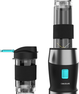 Blenderis Cecotec Blender | Power Titanium 900 ProGo | Tabletop | 900 W | Jar capacity 2x0.57 L | Ice crushing | Black  Hover