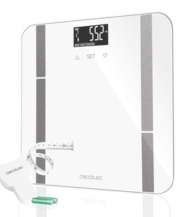 Svari Cecotec Smart Bathroom Scale | Surface Precision 9400 Full Healthy | Maximum weight (capacity) 180 kg | Accuracy 100 g | White  Hover