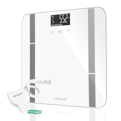 Svari Cecotec Smart Bathroom Scale | Surface Precision 9400 Full Healthy | Maximum weight (capacity) 180 kg | Accuracy 100 g | White