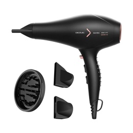 Fēns Cecotec Hair Dryer | Ionicare 5350 Powershine Fire | 2600 W | Number of temperature settings 3 | Ionic function | Diffuser nozzle | Black