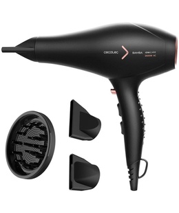 Fēns Cecotec Hair Dryer | Ionicare 5350 Powershine Fire | 2600 W | Number of temperature settings 3 | Ionic function | Diffuser nozzle | Black  Hover