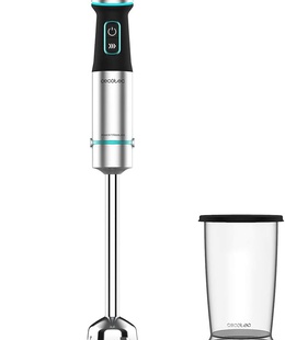 Mikseris Cecotec Hand Blender | Power TitanBlack 1200 XL | Hand Blender | 1200 W | Number of speeds Adjustable | Turbo mode | Stainless steel  Hover