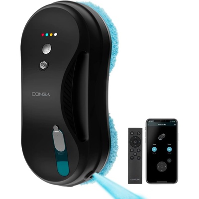  Cecotec Window Cleaning Robot | Conga Windroid 890 SprayWater Smart Connected T | Corded | Black