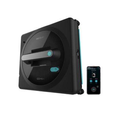  Cecotec Windows Cleaner Robot | Conga Windroid 1490 TwerkingSpray Connected | Corded | Black