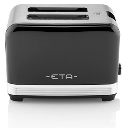 Tosteris ETA Storio Toaster ETA916690020 Power 930 W Housing material Stainless steel Black