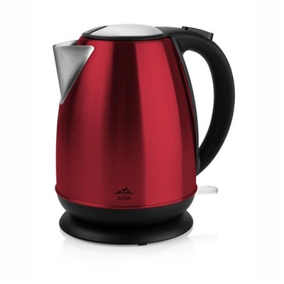 Tējkanna ETA | Kettle | 359090010 | Standard | 2200 W | 1.7 L | Stainless steel | 360° rotational base | Red