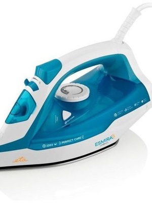  ETA | Iron | Esmira ETA027390000 | Steam Iron | 2200 W | Water tank capacity 380 ml | Continuous steam 40 g/min | Steam boost performance 100 g/min | Turquoise  Hover