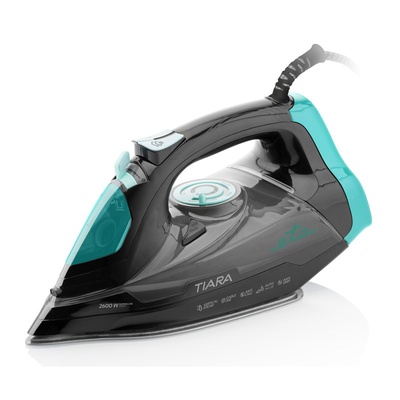  ETA | Iron | Tiara II ETA326990000 | Steam with cable | 2600 W | Water tank capacity 450 ml | Continuous steam 40 g/min | Steam boost performance 140 g/min | Black/Green