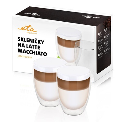  ETA | Latte Macchiato Glasses | ETA418193020 | For coffee | 2 pc(s) | Dishwasher proof