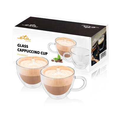  ETA | Cappuccino glasses | ETA518092010 | For coffee | 2 pc(s) | Dishwasher proof