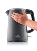 Tējkanna ETA Kettle | ETA859590020 EDITA | Electric | 2200 W | 1.5 L | Stainless steel | 360° rotational base | Gray Hover