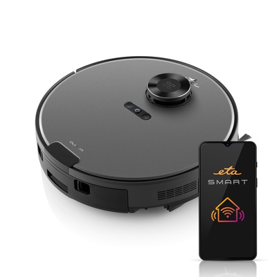  ETA | Robot Vacuum Cleaner | Aurum ETA524190000 | Wet&Dry | Operating time (max) 240 min | Li-ion | 5200 mAh | Dust capacity 0.25 L | Grey