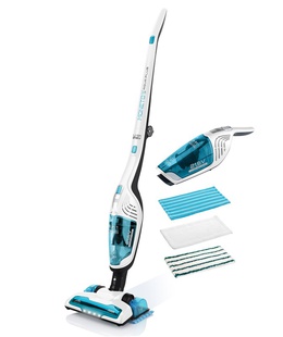  ETA | Vacuum Cleaner | ETA645390000 Moneto II Aqua Plus | Cordless operating | Handstick 3in1 | Washing function | N/A W | 21.6 V | Operating time (max) 50 min | White/Blue  Hover