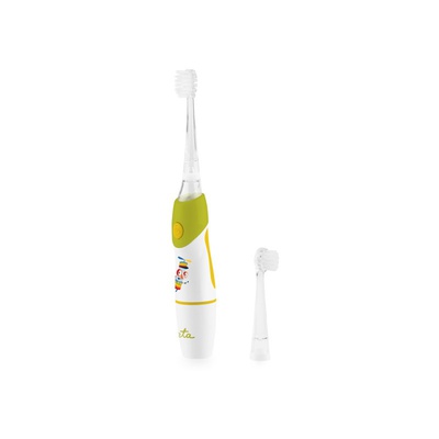 Birste ETA Toothbrush | Sonetic ETA071090040 | Battery operated | For kids | Number of brush heads included 2 | Number of teeth brushing modes 1 | Green/White