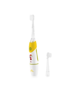 Birste ETA Toothbrush | Sonetic ETA071090050 | Battery operated | For kids | Number of brush heads included 2 | Number of teeth brushing modes 1 | Yellow/White  Hover