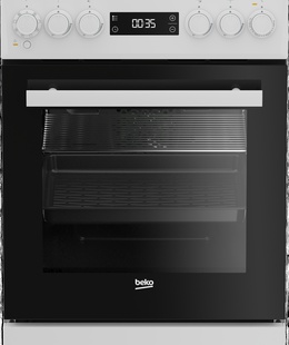 Virtuves plīts BEKO Cooker | FSM51339DWDS | Hob type Gas | Oven type Electric | White | Width 50 cm | Grilling | LED | Depth 60 cm | 60 L  Hover
