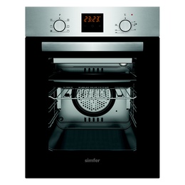 Cepeškrāsnis Simfer | Oven | 4207BERIM | 47 L | Multifunctional | Manual | Pop-up knobs | Height 54.1 cm | Width 45 cm | Stainless steel