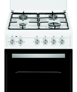 Virtuves plīts Simfer | Cooker | 4403SERBB | Hob type Gas | Oven type Electric | White | Width 50 cm | Electronic ignition | Depth 55 cm | 48 L  Hover