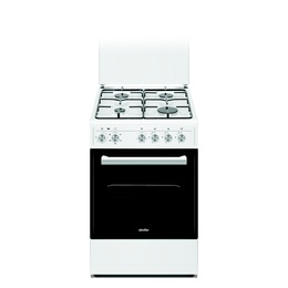 Virtuves plīts Simfer | Cooker | 5405SERBB | Hob type Gas | Oven type Electric | White | Width 50 cm | Electronic ignition | Depth 60 cm | 43 L